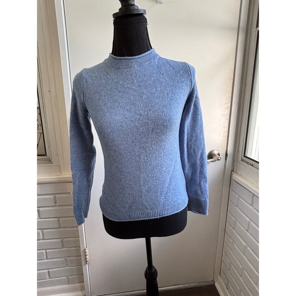 Alex Mill Wool Cashmere Blend Mock Neck Sweater Small cabincore luxury staple